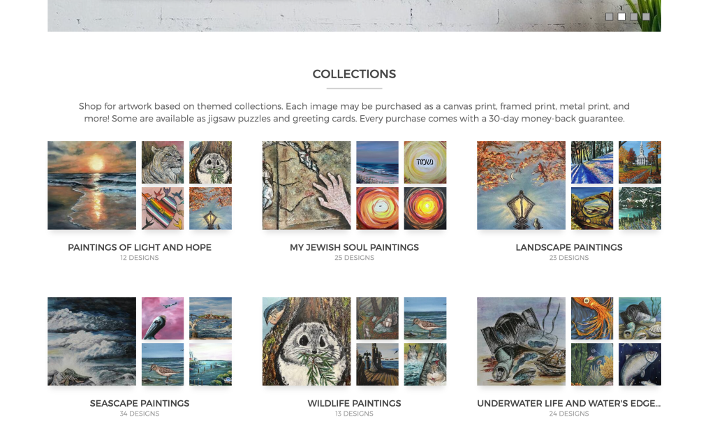 Image and link of authors artist website at Pixels.com