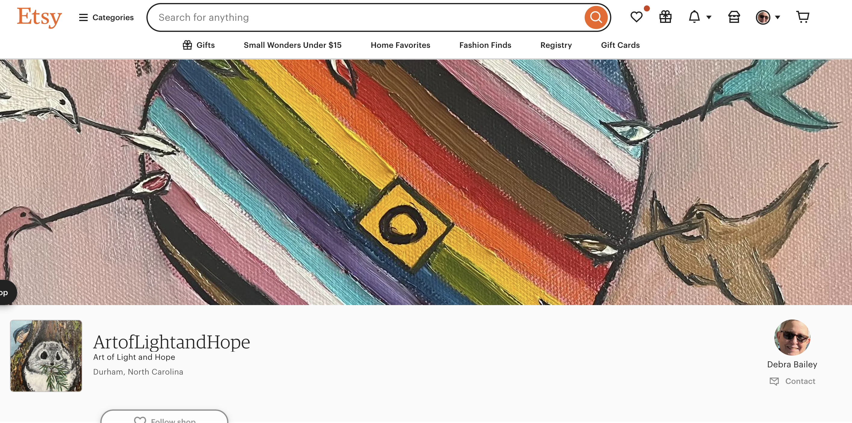 Etsy-ArtofLightandHope page